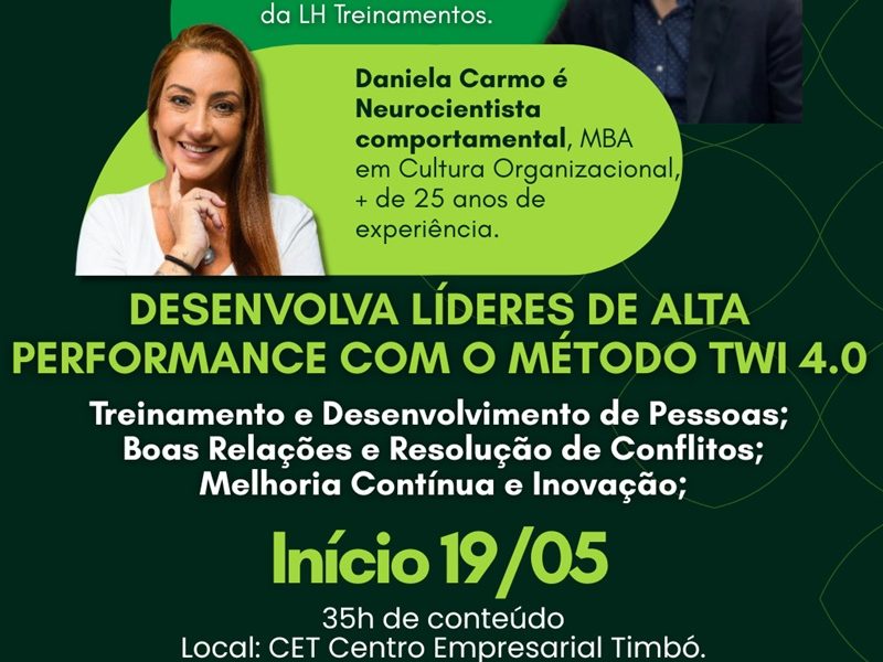 Desenvolva líderes de alta performance com o método TWI 4.0